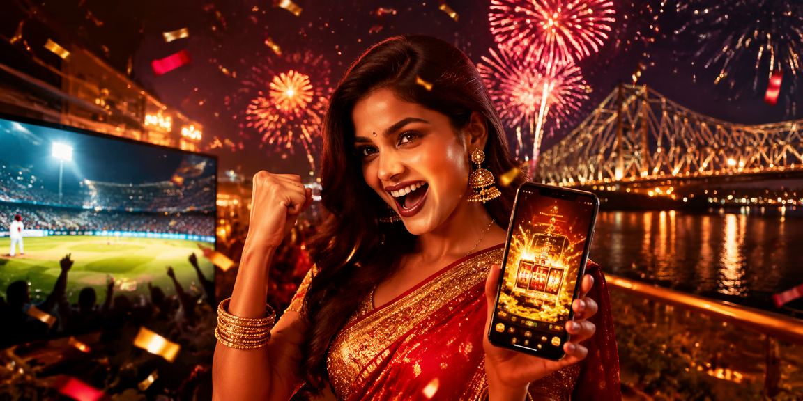 Red and gold themed slot machine game in Kolkata